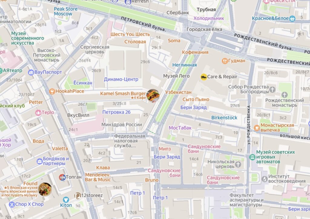 map Эскорт девушки МСК адрес